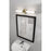 AFX Lighting Dion 1 Light 36" Vanity, Antique Brass/White