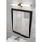 AFX Lighting Dion 1 Light 36" Vanity, Antique Brass/White
