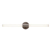 AFX Lighting Dion 1 Light 36" Vanity, Satin Nickel/White - DIOV3603LAJD1SN