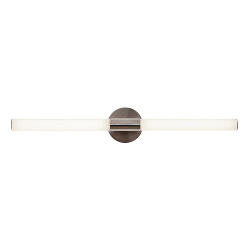 AFX Lighting Dion 1 Light 36" Vanity, Satin Nickel/White - DIOV3603LAJD1SN