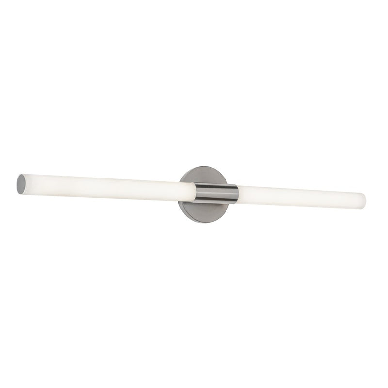 AFX Lighting Dion 1 Light 36" Vanity, Satin Nickel/White