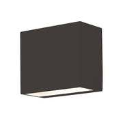 AFX Lighting Dakota 1 Light 5" Outdoor Sconce, Black/White - DKTW0504LAJUDBK