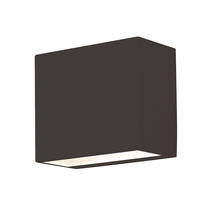 AFX Lighting Dakota 1 Light 5" Outdoor Sconce, Black/White - DKTW0504LAJUDBK