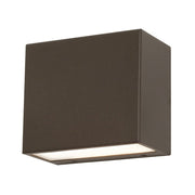 AFX Lighting Dakota 1 Light 5" Outdoor Sconce, Bronze/White - DKTW0504LAJUDBZ