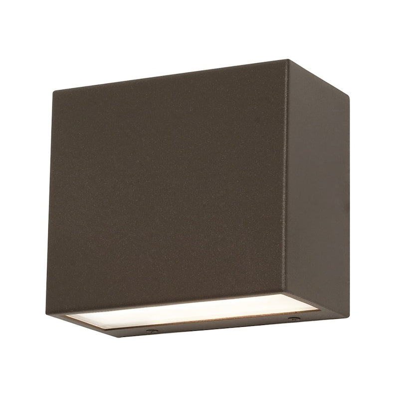 AFX Lighting Dakota 1 Light 5" Outdoor Sconce, Bronze/White - DKTW0504LAJUDBZ