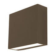 AFX Lighting Dakota 1 Light 8" Outdoor Sconce, Bronze/White - DKTW0807LAJUDBZ