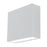 AFX Lighting Dakota 1 Light 8" Outdoor Sconce, White/White - DKTW0807LAJUDWH