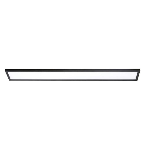 AFX Lighting Delgado 1LT 48'' LED Flush, 120V/Black/Frosted - DLGL4806LAJD1BK