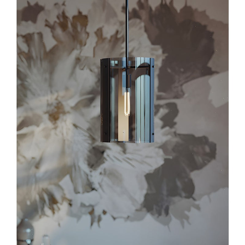 AFX Lighting Dana 1LT 10" Pendant, Black/120V/Smoke