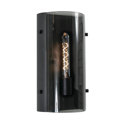 AFX Lighting Dana 1 LT 14" Sconce, Black/120V/Smoke - DNAS0714MBBK