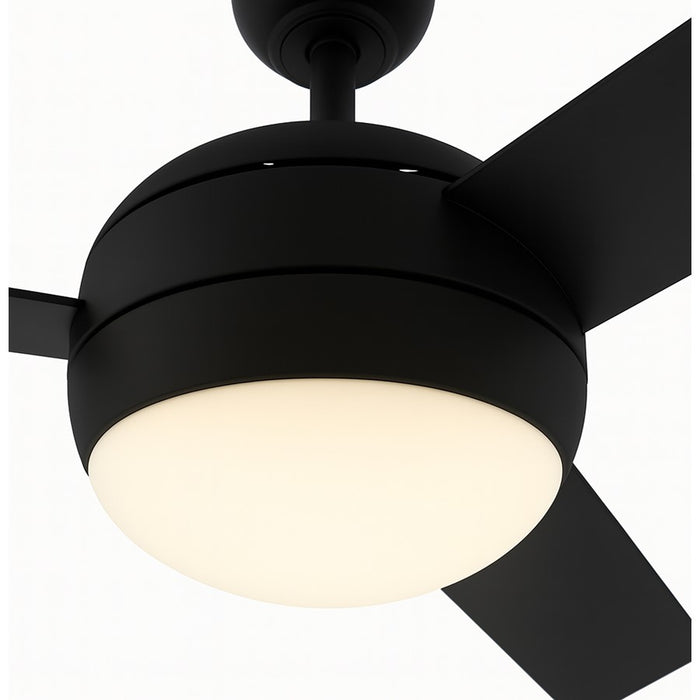 AFX Lighting Davis 1Lt 52" 3 Blade LED Ceiling Fan, BK/FR