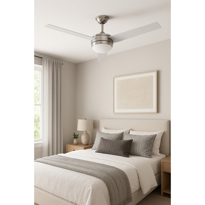 AFX Lighting Davis 1Lt 52" 3 Blade LED Ceiling Fan, NK/FR