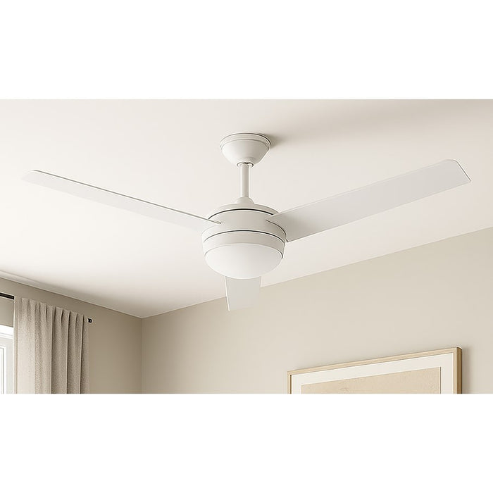 AFX Lighting Davis 1Lt 52" 3 Blade LED Ceiling Fan, WH/FR