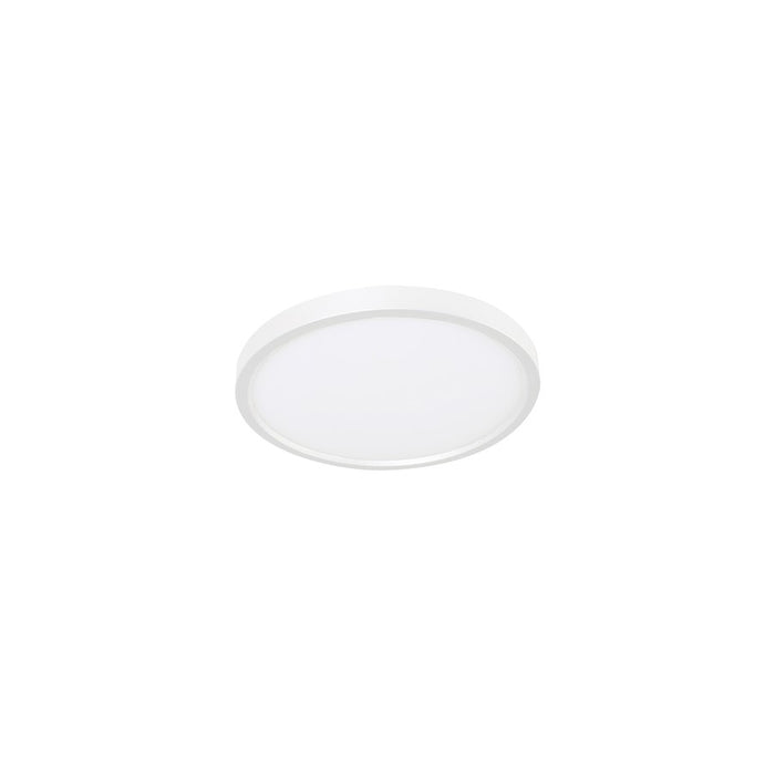AFX Lighting Edge Round 1 Light 6" Flushmount, White/White - EGRF06LAJD5WH