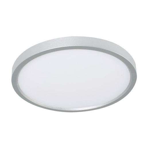 AFX Lighting Edge Round 16" LED 1Lt Flush/25W, Nickel/White - EGRF1625LAJUDSN