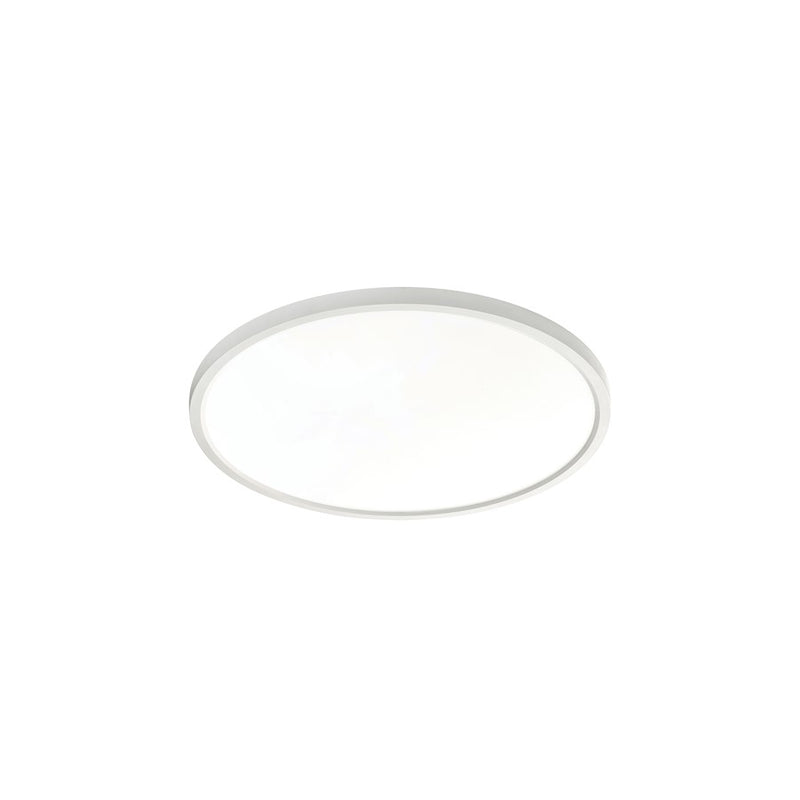 AFX Lighting Edge Round 16" LED 1Lt Flush/25W, White/White - EGRF1625LAJUDWH