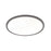 AFX Lighting Edge Round 1 Light Flush Mount, Black/White - EGRF2030LAJUDBK