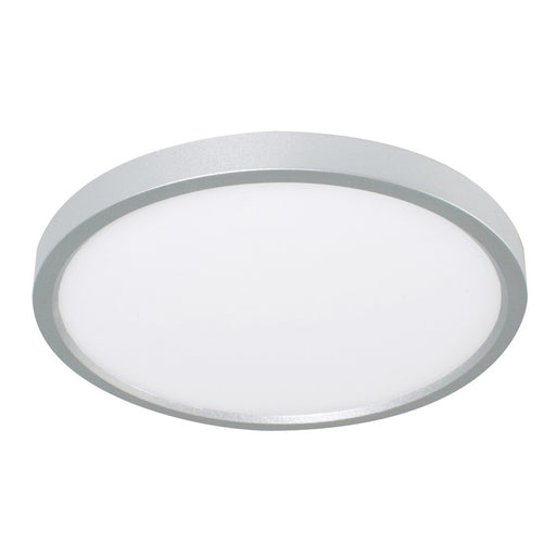 AFX Lighting Edge Round 24" LED 1Lt Flush/40W, Nickel/White - EGRF2440LAJUDSN