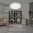 AFX Lighting Edge Round 24" LED 1Lt Flush/40W, Nickel/White