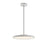 AFX Lighting Edge Round 1 Light 16" Pendant, Satin Nickel/White - EGRP16LAJUDSN