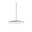 AFX Lighting Edge Round 1 Light 16" Pendant, Satin Nickel/White