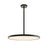 AFX Lighting Edge Round 1 Light Pendant, Black/White - EGRP20LAJUDBK