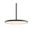 AFX Lighting Edge Round 1 Light Pendant, Black/White