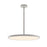 AFX Lighting Edge Round 1 Light 20" Pendant, Satin Nickel/White - EGRP20LAJUDSN