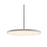 AFX Lighting Edge Round 1 Light 20" Pendant, Satin Nickel/White