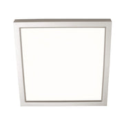 AFX Lighting Edge Square 1Lt 4" Flushmount, Nickel/White - EGSF04LAJD1SN