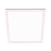 AFX Lighting Edge Square 1 Light 4" Flushmount, White/White - EGSF04LAJD1WH
