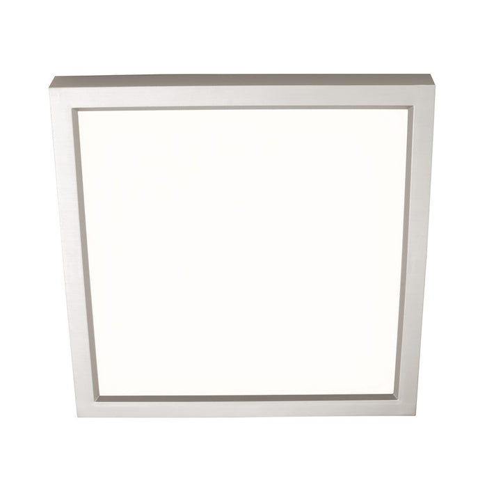 AFX Lighting Edge Square 1Lt 6" Flushmount, Nickel/White - EGSF06LAJD1SN