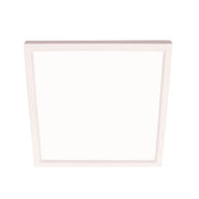 AFX Lighting Edge Square 1 Light 6" Flushmount, White/White - EGSF06LAJD1WH