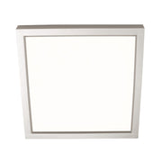 AFX Lighting Edge Square 1Lt 9" Flushmount, Nickel/White - EGSF09LAJD1SN