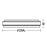 AFX Lighting Eris 1 Light 14" LED Ceiling Light, Black/White
