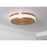 AFX Lighting Eris 1 Light 14" LED Ceiling Light, Brass/White