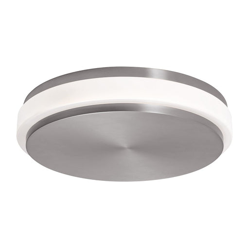 AFX Lighting Eris 1 Light 14" LED Ceiling Light, Nickel/White - EISF14LAJUDSN