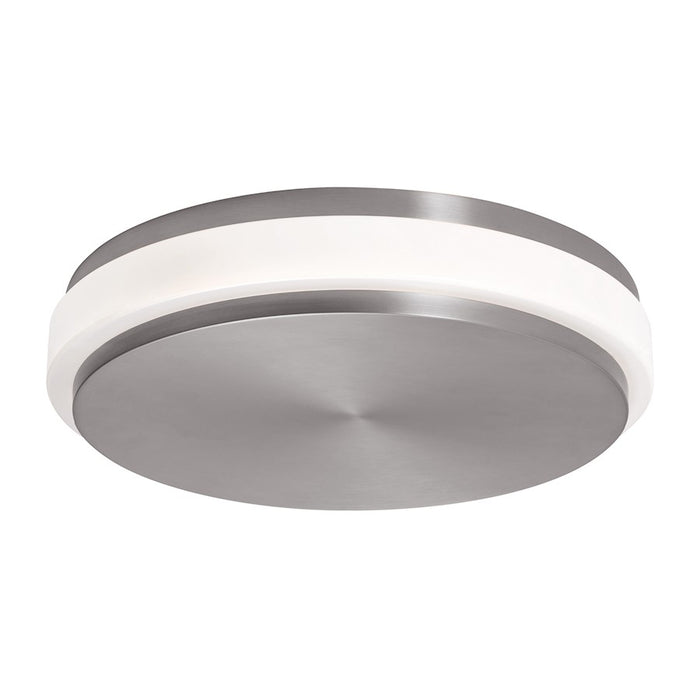 AFX Lighting Eris 1 Light 14" LED Ceiling Light, Nickel/White - EISF14LAJUDSN