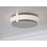 AFX Lighting Eris 1 Light 14" LED Ceiling Light, Nickel/White