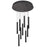 AFX Lighting Eli 9 Pendant, 81W/120-277V