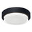 AFX Lighting Elm LED Outdoor Flush Mount, Black/Black
