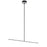AFX Lighting Elizabeth 1 Light 42" Pendant, Black/White - ELZP42LAJD4BK