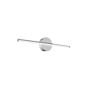 AFX Lighting Elizabeth 1 Light 24" Vanity Light, Nickel/White - ELZV2402LAJD4SN
