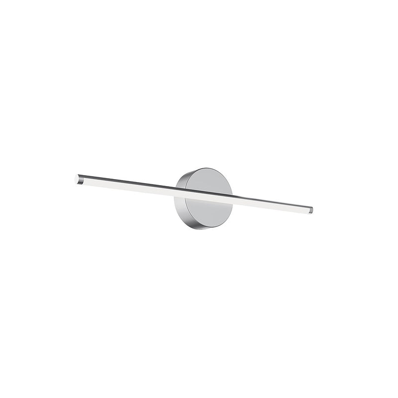 AFX Lighting Elizabeth 1 Light 24" Vanity Light, Nickel/White - ELZV2402LAJD4SN