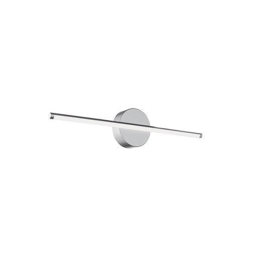 AFX Lighting Elizabeth 1 Light 24" Vanity Light, Nickel/White - ELZV2402LAJD4SN