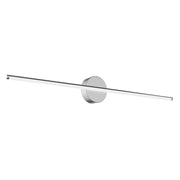 AFX Lighting Elizabeth 1 Light 36" Vanity Light, Nickel/White - ELZV3602LAJD4SN