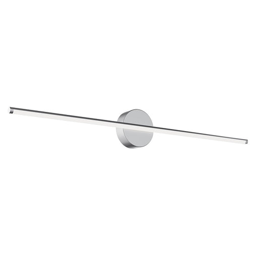AFX Lighting Elizabeth 1 Light 36" Vanity Light, Nickel/White - ELZV3602LAJD4SN