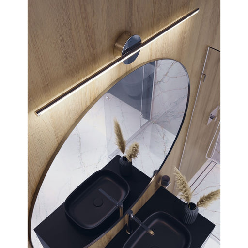 AFX Lighting Elizabeth 1 Light 36" Vanity Light, Nickel/White