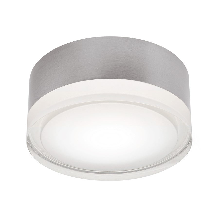 AFX Lighting Emma 1 Light 6" LED Ceiling Light, Nickel/White - EMAF06LAJD1SN