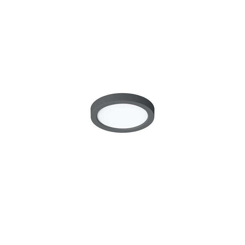 AFX Lighting Eon 1 Light 5" Flush Mount, Black/White - EONF05LAJD1BK